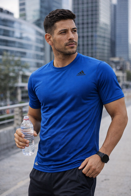 Playera deportiva de Hombre, marca: Adidas.