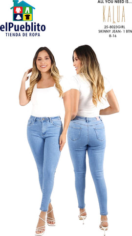 Pantalón Kalua de lona estilo "Skinny" de mujer.