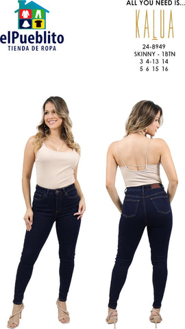 Pantalón Kalua de lona estilo "Skinny" de mujer.