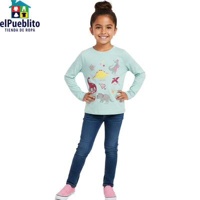 Blusa de niña, marca Carter´s, con diseño.