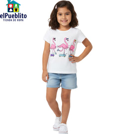 Blusa de niña, marca Carter´s, con diseño.