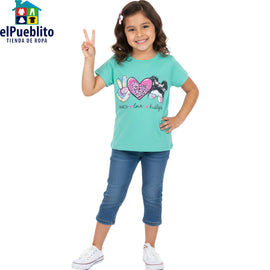 Blusa de niña, marca Carter´s, con diseño.