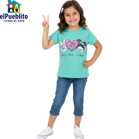 Blusa de niña, marca Carter´s, con diseño.