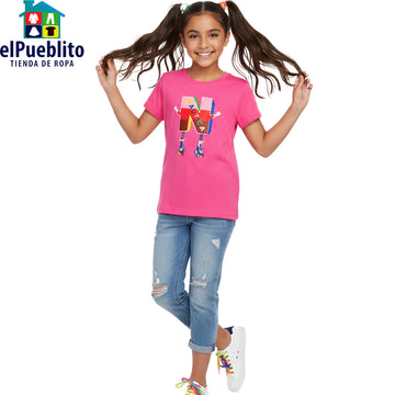 Blusa de niña, marca Nautica, con diseño.