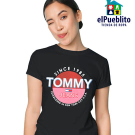 Blusa de Mujer, color negro, con diseño. - El Pueblito