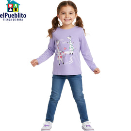 Blusa de niña, marca Carter´s, con diseño.