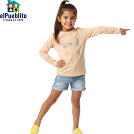 Blusa de niña, marca Carter´s, con diseño.