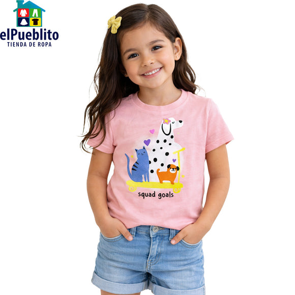 Blusa de niña, marca Carter´s, con diseño.