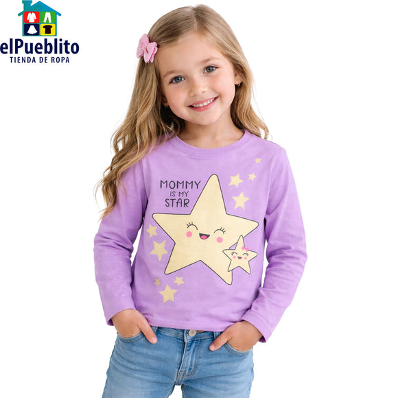 Blusa de niña, marca Carter´s, con diseño.
