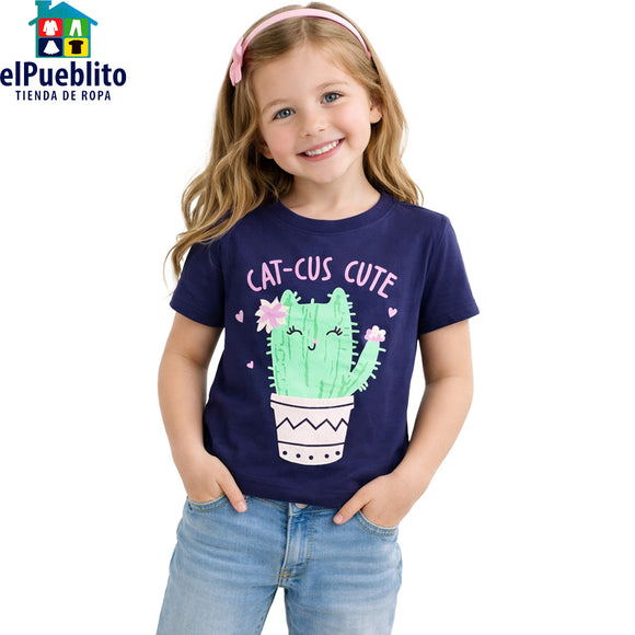 Blusa de niña, marca Carter´s, con diseño.