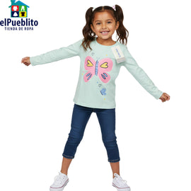 Blusa de niña, marca Carter´s, con diseño.