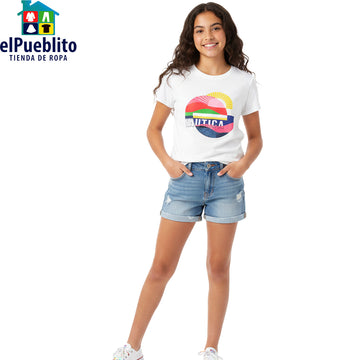 Blusa de niña, marca Nautica, con diseño.