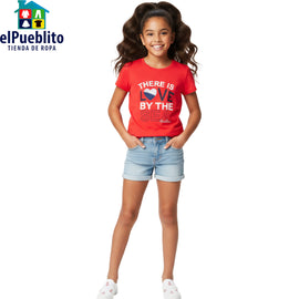 Blusa de niña, marca Nautica, con diseño.